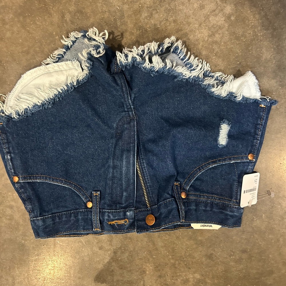 Wrangler Dark Blue Jean Shorts